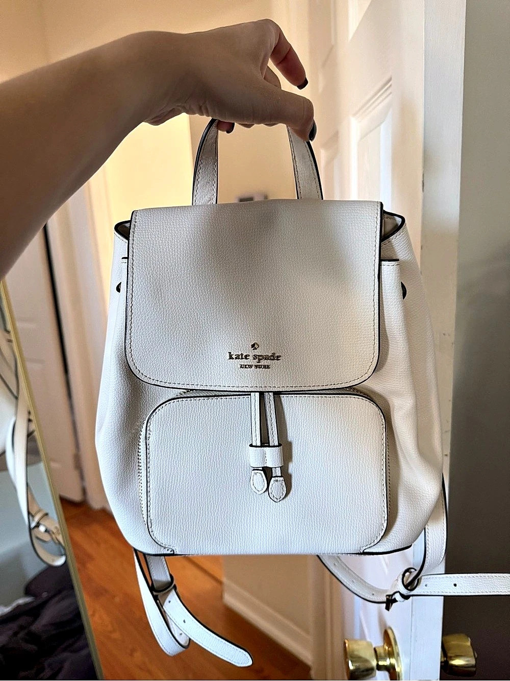 Kate Spade White Backpack